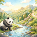 panda and rabbit race